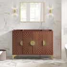 Modway - Daylight 48" Armoire de lavabo compatible avec un seul lavabo (non inclus) - Noyer-Bassin d’évier non inclus
