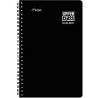 Mead - Agenda Upper Class scolaire hebdomadaire/mensuel pour étudiants 2026-2027 - 8 ½ po x 6 po - couverture noire - bilingue-12 mois : août 2026 - juillet 2027