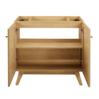 Modway - Soma 36" Armoire de toilette de salle de bain (lavabo non inclus) - Chêne-8