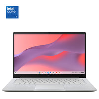 ASUS - Chromebook Plus CX14 14 po Écran tactile avec 1 an de Google AI Pro- Intel Core 3-N355 - eMMC 128 Go - 8 Go RAM - Chrome OS - Gris Brume-Avec un poids de seulement 1,39 kg, l'ASUS Chromebook CX14 est facile à transporter, ce qui le rend idéal pour les déplacements fréquents. Sa charnière à 180° offre des angles de vision flexibles pour tous vos besoins professionnels et de divertissement