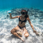 Speaqua - Haut-parleur portatif Bluetooth étanche Barnacle Pro 2,0 avec stockage intégré (2 000 chansons) - Verre marin-Comprend une ventouse intégrée, un filetage de 20 po de 1/4, un mousqueton et un adaptateur GoProAdapter pour une fixation polyvalente.