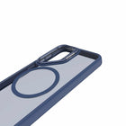 Blu Element - Coque Chromatic Kick Compatible MagSafe Galaxy S25+ - Bleu Marine-Résistant aux impacts