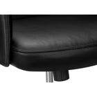 Monarch Specialties - 7344 Chaise de Bureau Ergonomique Aspect Cuir - Noir-8