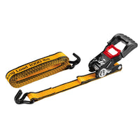 CAT - Ensemble de 4 sangles à rochet 16 pi - Capacité 1000 lb-Résistance fiable pour les travaux difficiles: Conçues pour les tâches exigeantes, ces sangles résistantes de 16 pi x 1 1/4 pouce offrent une capacité de travail de 1 000 lb