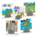 Yellow Door - Pierres de support, lot de 5-Chaque ensemble contient cinq pierres mesurant 1,5" de haut
