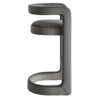 Modway - Winslow Performance Velvet Tabouret de bar - Storm Gray-Rembourrage en mousse dense