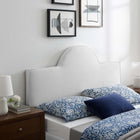 Modway - Dawn Performance Velvet Tête de lit King/King de Californie, Blanc-Construction en contreplaqué et MDF