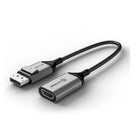 ALOGIC - Câble Ultra DisplayPort 1.4 vers HDMI - 4K 60 Hz - Actif - 0,2 m-Construction ultra-performante - La gamme ALOGIC Ultra est fabriquée à partir de matériaux de qualité supérieure et spécialement conçue pour garantir une durée de vie prolongée. Le cœur de l'adaptateur est renforcé par des fibres synthétiques et une gaine thermoplastique (TPE) pour une protection accrue contre l'usure. La tête de l'adaptateur est également fabriquée en thermoplastique (TPE) pour une décharge de traction maximale et es