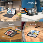 Logitech Combo Touch, étui clavier pour iPad Pro 11 pouces (M4 et M5)(2024 et 2025) - Graphite - Anglais-Les pièces en plastique de Combo Touch contiennent du plastique recyclé post-consommation certifié (Graphite: 19 %)*