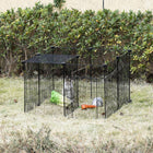 PawHut - Parc pour cochons d’Inde et lapins 22 panneaux avec porte - chaque panneau 14 po L x 18 po H-Confinez votre animal en toute sécurité tout en lui offrant suffisamment d’espace pour jouer et se détendre 