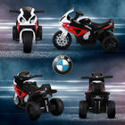 Aosom - Moto pour enfants, moto électrique 6v pour tout-petits avec phare - rouge-Phares fonctionnels et musique intégrée pour une expérience plus immersive 