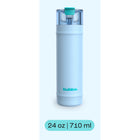 Bubba - Bouteille d’eau DualSip, acier inoxydable isotherme, 710 ml (24 oz)-Lavable au lave-vaisselle : mettez la bouteille et le couvercle au lave-vaisselle, car qui a le temps pour le lavage à la main?