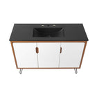 Modway - Energize 48" Vanette de salle de bain - Noir blanc cerise-9