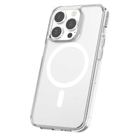 TUFF8 - Étui robuste Mag pour iPhone 15 Pro Max - Transparent-Couche antichoc : la couche antichoc étanche à l'air ajoute une protection supplémentaire contre les chutes accidentelles. Testé selon MIL-STD jusqu'à 8 pieds