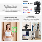 EMEET - Webcam PTZ à double objectif PIXY 4K AI avec contrôle gestuel-10