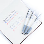 Pentel - Floatune Stylo à Bille Amélioré - Pointe 0,5mm - Encre Rouge - Paque de 12-Rechargeable avec les recharges ZRN5. Réduisez vos déchets en rechargeant vos stylos