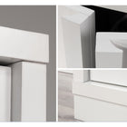 Sauder - Meuble de rangement Merton Hall - Blanc-Dimensions: 23,5 po L x 16,88 po P x 71 po H