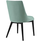 Modway - Viscount Tissu Fauteuil d’appoint de salle à manger Ensemble de 2 - Laguna-Capsules de pied non marquées