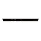 Adesso - 510HB Clavier USB Mini avec Hub USB intégré - noir-Connexion USB filaire pour des performances fiables et stables