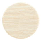 Modway - Lippa Rond de 20 po Faux travertin Table d’appoint, Travertin blanc-Tampon feutre non marquant