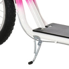 Aosom - Trottinette pour enfants et adolescents avec guidon réglable, 2 freins, panier - rose-Couleur : Rose, Noir 