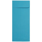 JAM Paper Enveloppes à ouv. au sommet papier recyclé couleur vive avec ferm. gommée, 4 3/4 x 11 po, bleu, 100/pqt-Bleu