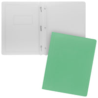 Staples - Couverture de rapport - format lettre - Menthe-Couverture de papier avec l'extérieur menthe