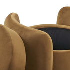 Modway - Nebula Velours Performance Rembourré Ottoman - Cognac-8
