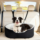 PawHut - Siège Auto pour Chien pour Petits/Moyens Animaux-Housse amovible et lavable en machine pour un nettoyage facile et rapide