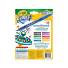 Marqueurs rétractables Clicks Crayola, ensemble de 10-Finis les dégâts, les capuchons perdus et les marqueurs sec! Ces marqueurs sont spécialement conçus pour résister au dessèchement et sont dotés d'une pointe rétractable simple. Ils sont parfaits pour les activités créatives en voyage