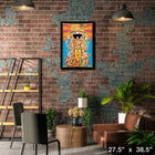 Jimi Hendrix Bold As Love with Gold Vinyl - Impression encadree - 27" x 38"-Produit sous licence officielle
