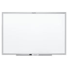 Quartet Tableau magnétique effaçable à sec classique Nano-Clean - 8 pi x 4 pi - cadre alu argent-Tableau magnétique effaçable à sec