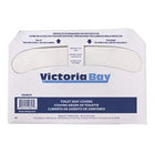 Victoria Bay - Abattant de toilette  Shield demi-pliable - 20 paquets de 250-Housses de siège de toilette blanches demi-pliables
