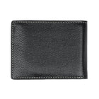 Roots - Portefeuille Slim Fold de pour hommes avec carte d'identité amovible - Noir-Cuir véritable