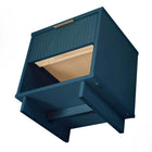 Manhattan Comfort - Table de nuit moderne Granville 1 tiroir 46 cm - Bleu Minuit-10