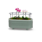 Permasteel - Jardinière à arrosage automatique avec supports de fixation - vert-Treillis métallique