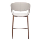 Zuo - Limay Tabouret de comptoir - Beige/Noyer-6