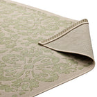 Modway - Ariana Treillis floraux vintage à l’intérieur et à l’extérieur Tapis 9 pi l x 12 pi L - Vert clair et beige-8