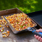 Razor - Pelle à plaque de cuisson avec manche pliable-Construction en acier inoxydable