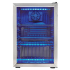 Danby - 2.6 cu. Centre de boissons sur pied - acier inoxydable-Plage de températures de 6 degrés C à 15 degrés C (43 degrés F à 57 degrés F)