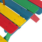 Outsunny - Ensemble table de pique-nique et bancs pour enfants avec parasol amovible pour jardin - multicolore-Fabriqué en bois de sapin et avec une structure en forme de A pour plus de stabilité  
