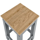 Modway - Galley 3 pièces Îlot de cuisine et ensemble de tabouret, Gris chêne-10