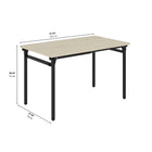 Ceha Canada - Table pliante KMH - 28 po H x 47 po L x  27.5 po l - Noir-AUCUN ASSEMBLAGE REQUIS : Prête à l'emploi dès la sortie de la boîte — idéale pour une installation rapide