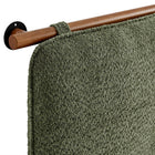 Modway - Anela Fixé au mur Chenille recouverte Tête de lit Queen, Noyer sauge-7