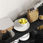 HOMCOM - Buffet 55,1 po L, armoire de rangement - noir-Surface lisse avec traitement spécial, facile à nettoyer 