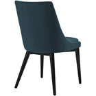 Modway - Viscount Tissu Chaise à manger - Azure-Tissu fin en polyester