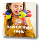 The Calm Caterpillar - Calmee la chenille et comment se sent Calmee-La nature lestée de Calmee drapée autour de votre cou crée une expérience sensorielle qui apaise et calme votre système nerveux