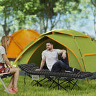 Outsunny - Lit de camp pour adultes avec matelas-Matelas amovible s'adapte pour le confort lors du camping selon la saison  