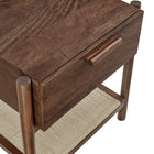 Modway - Oswin 1-Tiroir Bois Table de chevet, Noyer-9
