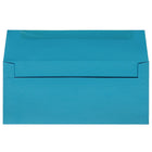 JAM Paper Enveloppes recyclées à fermeture gommée Brite Hue, format livret, 4 1/8 x 9 1/2 po, bleu, paq./100-Taille : Nº 10 (4 1/8 x 9 1/2 po)